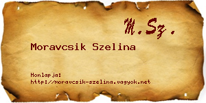Moravcsik Szelina névjegykártya
